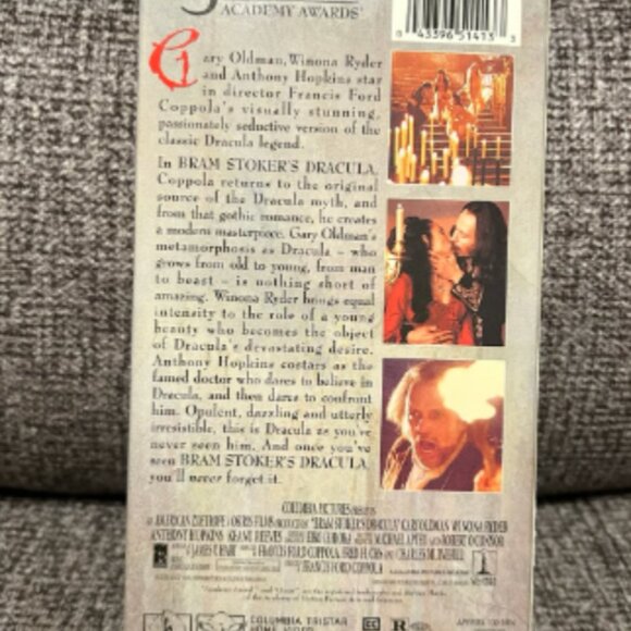 Bram Stoker's Dracula 1993 VHS - Picture 2 of 2